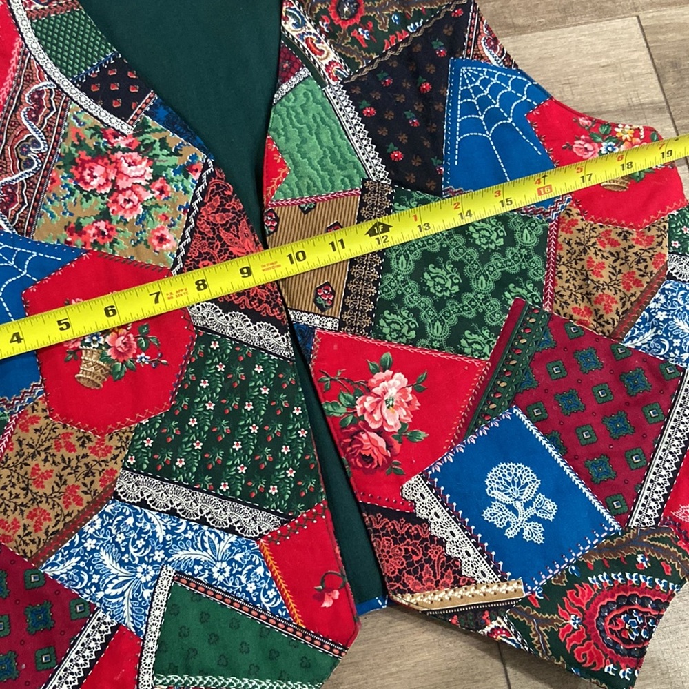 Beautiful And Unique Patchwork Vest - image 2